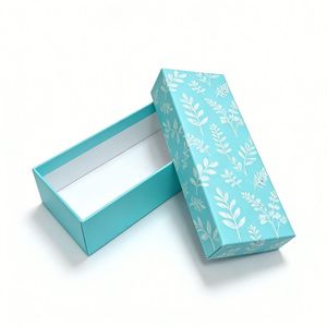 Boîtes d'emballage rigides auto-érectables personnalisées, faites à la main, recyclables, avec logo OEM sur le couvercle et le fond, pour cadeaux et gaufrage – Vente chaude - Product Image 1