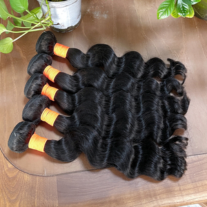 <span class=keywords><strong>ผม</strong></span>แท้แบบเป็นมัด 12A ขนาด 20 22 24 26 นิ้ว แบบลอนคลื่นทะเล <span class=keywords><strong>ผม</strong></span>แท้ 100% ไม่ผ่านการแปรรูป <span class=keywords><strong>ผม</strong></span>บราซิลแท้แบบเวอร์จิ้น สำหรับต่อผม - Product Image 4