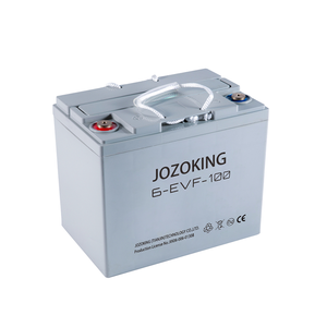 Batterie au plomb-acide AGM <span class=keywords><strong>rechargeable</strong></span> à cycle profond JOZOKING 12V 100AH, protection IP65, stockage d'énergie industriel <span class=keywords><strong>hybride</strong></span> pour réseau solaire - Product Image 2