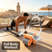 Rouleau abdominal à rebond automatique haute élasticité pour la remise en forme à domicile, pour hommes et femmes adultes, pour la perte de graisse abdominale et la minceur du corps