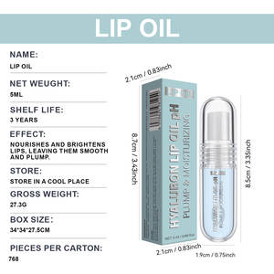 Sérum repulpant à l'acide hyaluronique 5 ml, étiquette privée OEM, hydrate, volume, lisse, végan, brillant - Product Image 5