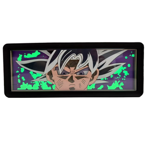 Lámpara de Papel Anime Multicapa Goku UI, Lámpara Nocturna LED Recargable, Regalo para Fanáticos, Regalos DIY para Adolescentes - Product Image 1