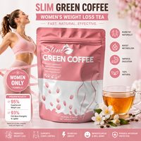 Café Vert Bio en Grains pour la Perte de Poids, Acide Chlorogénique, Réduction de la Graisse Abdominale, Perte de Poids Instantanée, Poudre de Café Vert Minceur Instantanée