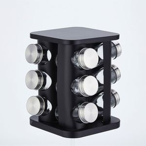 Seasoning Stainless Steel Revolving Rotating Spice <b>Rack</b> Set - Product Image 5