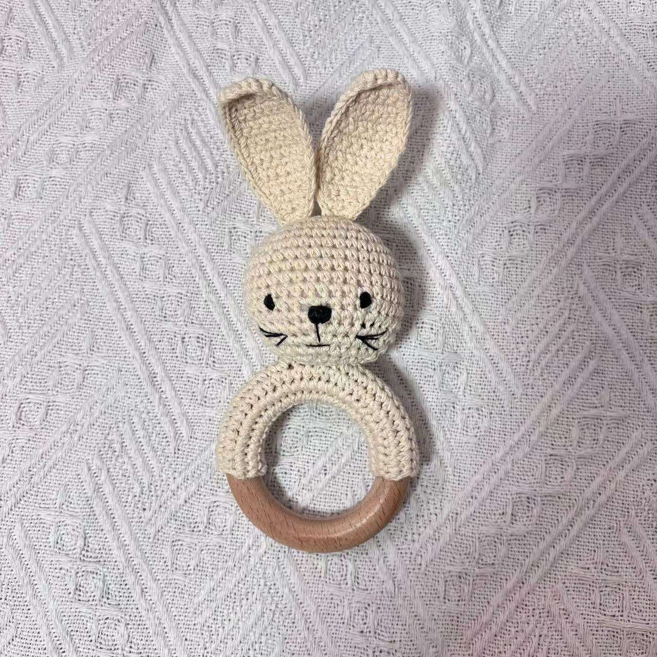 Ivory white bunny with smile 4#