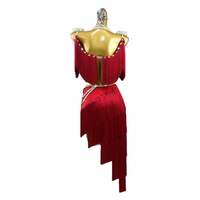 Nouvelle Robe de Danse Latine Professionnelle en Soie avec Franges pour Femme Adulte, Modèle 286jh, Collection 2026, Idéale pour Compétitions et Performances sur Scène
