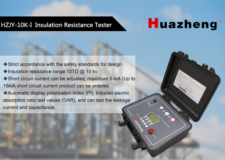 Huazhng Điện Trung Quốc Sản Xuất 2500V 5000V 5kv 10kv 20kv Cách Điện Kháng Tester Megger Meter