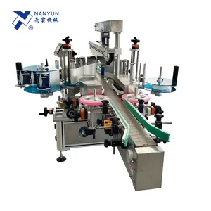 full auto tapered positioning labeling machine for health care food supplement bottle labelling