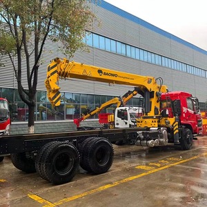 Grue sur camion Baowo SqS350G, capacité de levage de 5 à 14 tonnes, longueur de flèche de 19,6 mètres, moment de charge élevé - Product Image 1