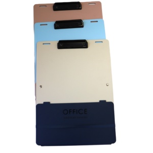 Nhà máy sinh thái thân thiện bọt <span class=keywords><strong>PP</strong></span> nhựa clipboard cấu hình thấp Clip văn phòng tài liệu chủ sở hữu mạnh mẽ bằng văn bản Pad bảng - Product Image 1