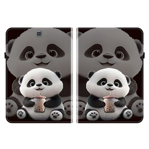 Étui de protection en PU avec motif panda mignon et créatif pour Samsung <span class=keywords><strong>Galaxy</strong></span> <span class=keywords><strong>Tab</strong></span> a 9.7 pouces / <span class=keywords><strong>Galaxy</strong></span> <span class=keywords><strong>Tab</strong></span> S6 / <span class=keywords><strong>Galaxy</strong></span> <span class=keywords><strong>Tab</strong></span> S4 10.5 pouces - Product Image 4