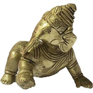 PARIJAT HANDICRAFT Ganesha Idol estatua Lord Bal para el éxito en el hogar y la suerte Diwali Regalos para la decoración del hogar - Product Image 4