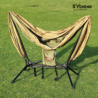 Hamac d'extérieur ultra léger en aluminium pour enfants Chaise à bascule de camping Chaise hamac pliante pour jardin et salon