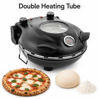 Offre Spéciale d'usine Mini fabricant de pizza électrique multifonctionnel avec four à pizza en pierre en céramique rotatif