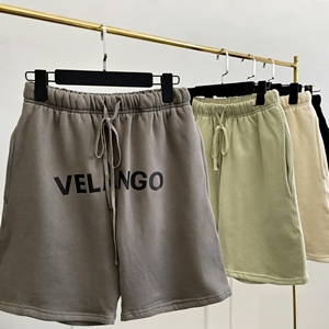 Conjunto de <span class=keywords><strong>Camiseta</strong></span> y Pantalones Cortos de Punto con Letras, Estilo Urbano, Transpirable, de Algodón, Unisex, Dos Piezas, Traje Deportivo de Verano 2026 - Product Image 1