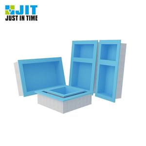 Nicho de Ducha Prefabricado Moderno Azul de XPS, Listo para Azulejar, Ligero, Duradero, con 5 Años de Garantía, Estantes Empotrados para Champú y Jabón de <span class=keywords><strong>Baño</strong></span> - Product Image 1