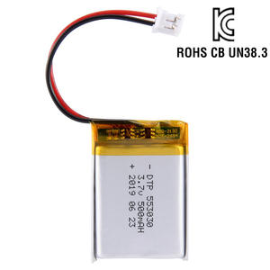 Batería de Iones de Litio 553030 de 500 mAh y 3.7 V, Multicertificación CE KC PSE BIS, Polímero de Alta Capacidad, Superventas - Product Image 2