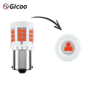หลอดไฟ LED 1156 BA15S P21W BAU15S PY21W T20 7440 W21W 7443 W21/5W 3157 T25 1157 P21/5W BAY15D สำหรับไฟท้ายรถยนต์และไฟเลี้ยว - Product Image 2
