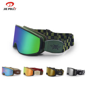 Jiepolly Lunettes de ski anti-buée et anti-poussière cylindriques pour snowboard, lunettes d'hiver, lunettes de soleil de sport - Product Image 5