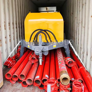 <b>Stationary</b> Trailer Diesel Type Concrete Pumping Machine Concrete Pumpcrete Machine Provided Screed Pump Mobile Pumps Concrete - Product Image 4