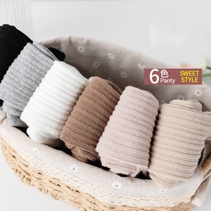 Leggings per bambini di alta qualità primavera e autunno solido 3-8 anni collant per bambini in cotone traspirante collant per ragazze all'ingrosso - Product Image 5
