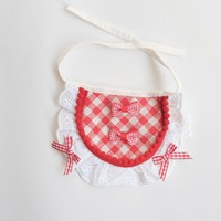 Baboney JX019 Nouveau Bavoir pour Animaux de Compagnie en Fibre de Polyester à Rayures Cartoon avec Noeud Papillon pour Chiens et Chats de Petite et Moyenne Taille