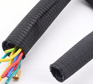 ท่อถัก PET แบบม้วนเก็บได้เอง ลายคลื่นสวยงามจาก HongDun สำหรับจัดระเบียบสายไฟ - Product Image 3