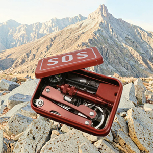 Kit <span class=keywords><strong>de</strong></span> Supervivencia <span class=keywords><strong>de</strong></span> Acero Inoxidable para Exteriores, Completamente Impermeable, Multifuncional, Herramienta <span class=keywords><strong>de</strong></span> Primeros Auxilios <span class=keywords><strong>de</strong></span> Emergencia - Product Image 6