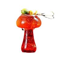 Verres à cocktail uniques en forme de champignon, verre à champignon transparent créatif de qualité supérieure, long pied pour le vin, utilisation à domicile pour les mariages