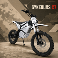 دراجة نارية للبالغين SYKERUNS X7 Extreme Motocross بمحرك بدون فرشاة وعزم دوران عالي 220 نيوتن متر للمحترفين لتحدي الطرق الوعرة متوفرة في المخزون الأمريكي