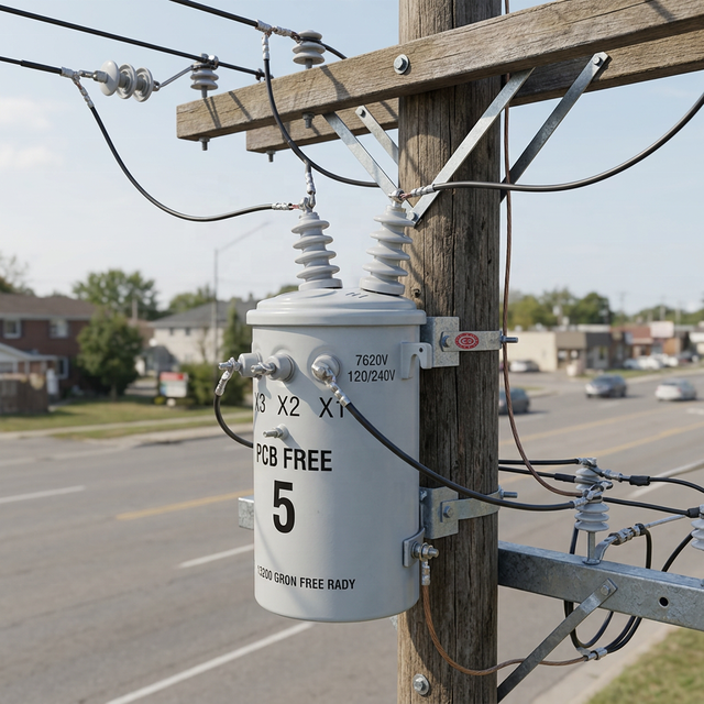 25 Kva 34.5kva 50 Kva 75kva 100 Kva Single Pole Mounted Transformer 13.8kv 13.2kv to 12v Single Phase Transformer