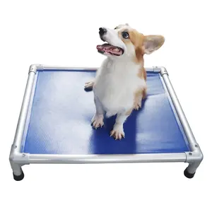 Customized outdoor washable easy assemble Aluminum dog bed cat Pet Bed Factory Supplier PVC Material Waterproof Strong