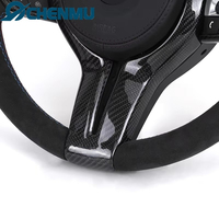 Volant sport personnalisé en faux daim et fibre de carbone pour BMW F10 F30 M2 F87 M3 F80 M4 F82 M5 F90 X5 M E70 E90 E92 F15