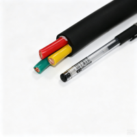 Câble multiconducteur personnalisé 0,5 mm²-2,5 mm² non blindé, fil flexible pour systèmes d'alarme de sécurité et d'interphone