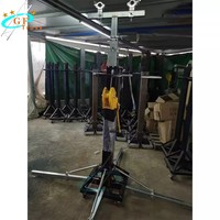 Heavy Duty Stage Light Stand Winch Hand Cranks Light Lift Truss para luces de escenario