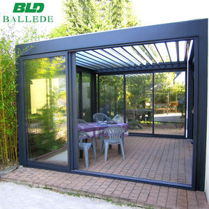 Nuevo diseño, pérgola, <span class=keywords><strong>4x3</strong></span>, sistema de <span class=keywords><strong>techo</strong></span> de apertura, gazebo de aluminio - Product Image 1