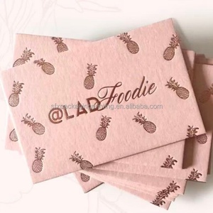 Tarjetas de Visita de Lujo con Sobre Dorado de Terciopelo, Papel Artístico de Alta Gama Personalizado con Grabado y Dorado, Invitaciones de Boda con Sobres - Product Image 2