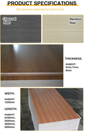 Panneaux muraux en fibre de bambou WPC de haute qualité, design géométrique moderne pour l'intérieur, pour une utilisation dans le salon, décoration intérieure de haute qualité