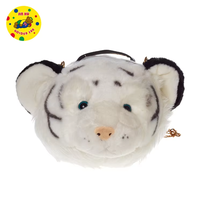Adorable peluche tigre en coton doux, livrée avec un joli sac à bonbons, un petit cadeau délicat et sucré