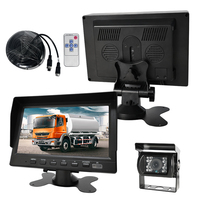 7 pouces TFT LCD moniteur de voiture 24v voiture vue arrière camion inverse véhicule caméra de recul système Kit pour vue arrière remorque Bus
