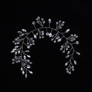 AA0160479 Fashion Bridal Crystal <strong>Hair</strong> Jewelry Handmade Pearls <strong>Hair</strong> <strong>Pins</strong> <strong>Wedding</strong> Headdress - Product Image 1