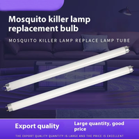 Lampe anti-moustiques LED T5 T8 10W 15W 20W avec source lumineuse, piège à insectes, destructeur d'insectes avec lampe ABS de remplacement, lumière bleue 6000K, lumière du jour