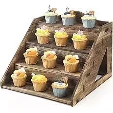 Exhibidores de madera al por mayor para pasteles y aperitivos, exhibidores para artesanías, exhibidores para velas y jabones, estanterías de almacenamiento para tiendas - Product Image 5