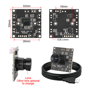 1MP H65 2.9Mm Mini USB Máy Ảnh UVC Cắm Và Chơi Cmos 1/3 "Cảm Biến 720P Android PCBA USB Mô-đun Máy Ảnh Cho Nhận Dạng Khuôn Mặt - Product Image 6