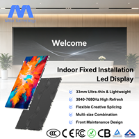 Panel de Pantalla LED para Instalación Fija en Interiores MIDA, P2.6 P2.97 P3.91, Pantalla LED a Todo Color para Instalación Fija
