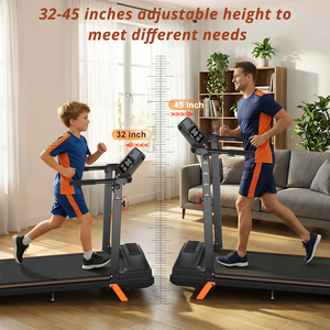 EU 4 in 1 New Home Exercising With Handrail Foldable Desk <b>Walking</b> Pad <b>Machine</b> for Office Use with Remote Incline - Product Image 2