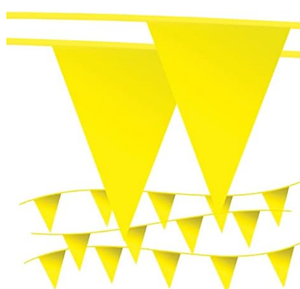 Drapeaux de signalisation - Barrière de signalisation de sécurité pour toit homologuée OSHA 500 lb pour la circulation, les fêtes et les événements - Corde de 105 pieds résistante à la décoloration - Product Image 3