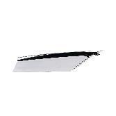 Garniture supérieure gauche chromée pour phare antibrouillard 1056378-00-C 1079634-00-A pour Tesla Model S 2016+ Moulure décorative de pare-chocs en plastique Pièces de rechange automobiles