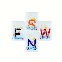 Carreau acrylique de luxe personnalisable Mah Jongg Carreaux acryliques Mahjong Set Impressions colorées 166 American Western Mahjong Mah Jongg Set