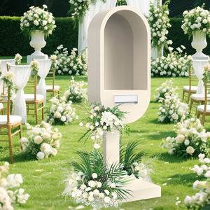 Cabine Téléphonique Blanche avec Téléphone Livre d'Or Audio, Cabine Téléphonique de Mariage <span class=keywords><strong>Londres</strong></span> pour Décoration d'Événements de Mariage - Product Image 2